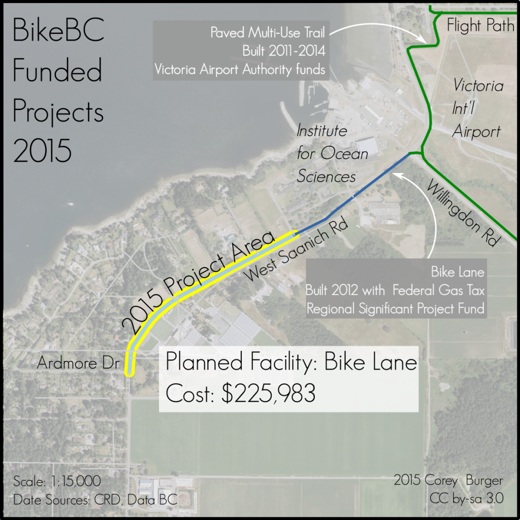 2015WestSaanichBikeLanes