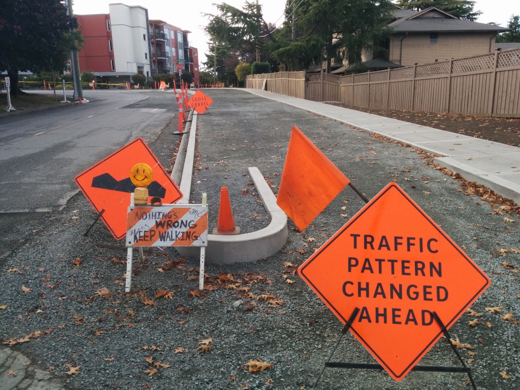 Looking north-west on Cedar Hill X Rd