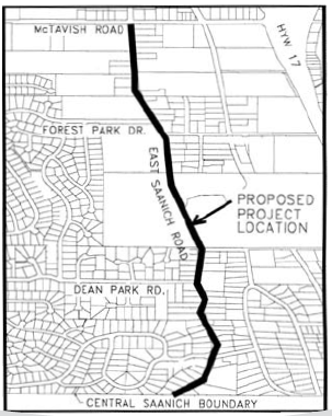 eastsaanichbikelane Proposed East Saanich Rd. bike lane
