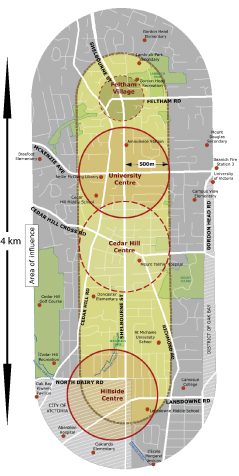 Shelbourne Corridor Map. Credit: Municipality of Saanich